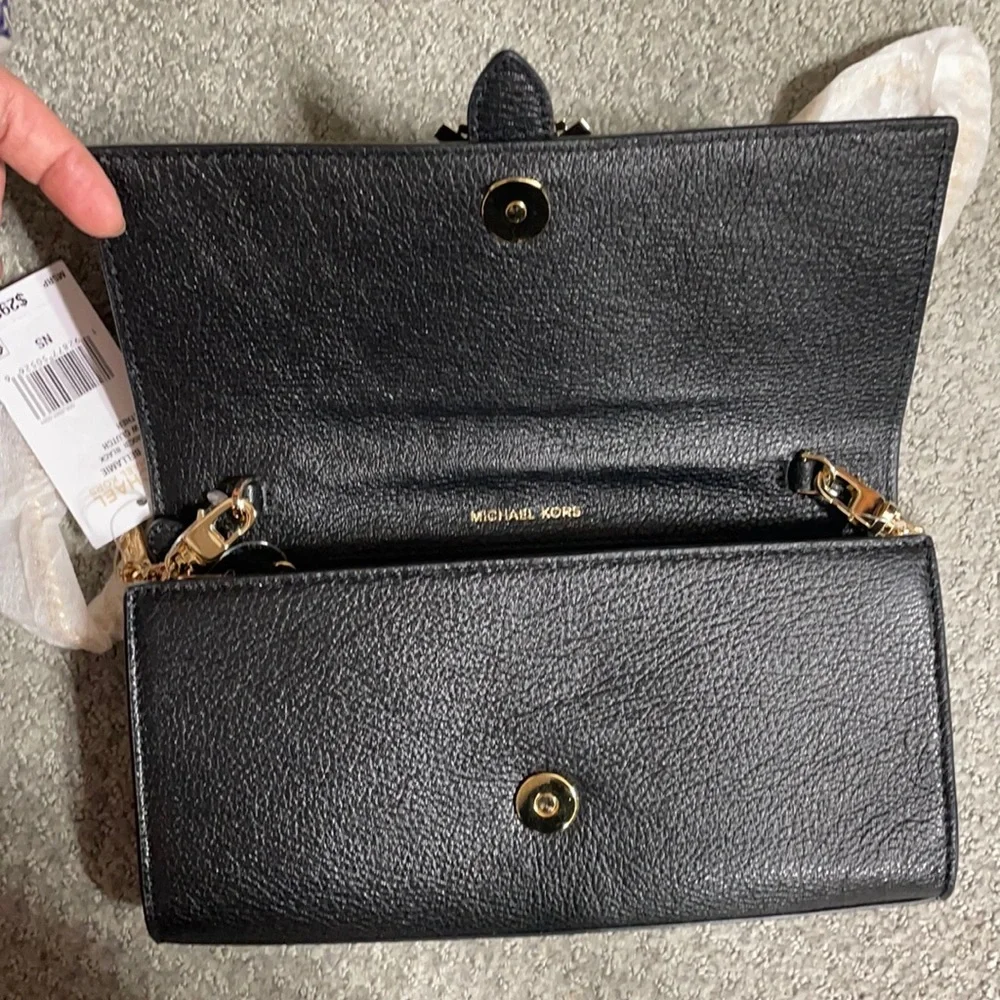 Michael Kors Bellamie large clutch brand new